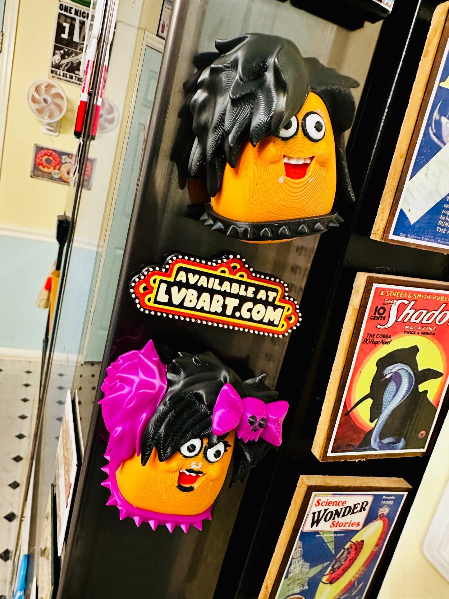 Emo Nugget Buddy Fridge Magnets 3D Print