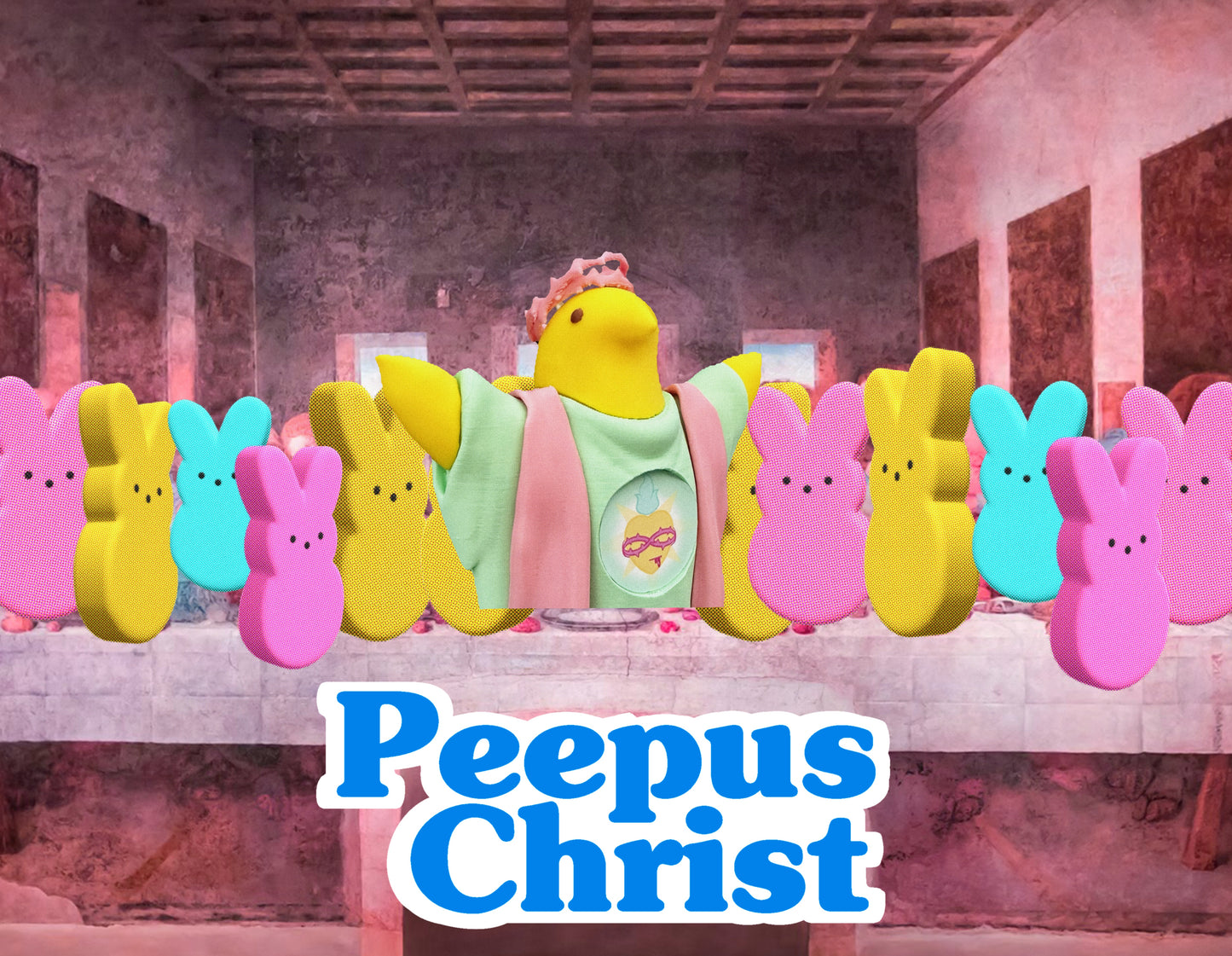 Peepus Christ 3D Printed Figure