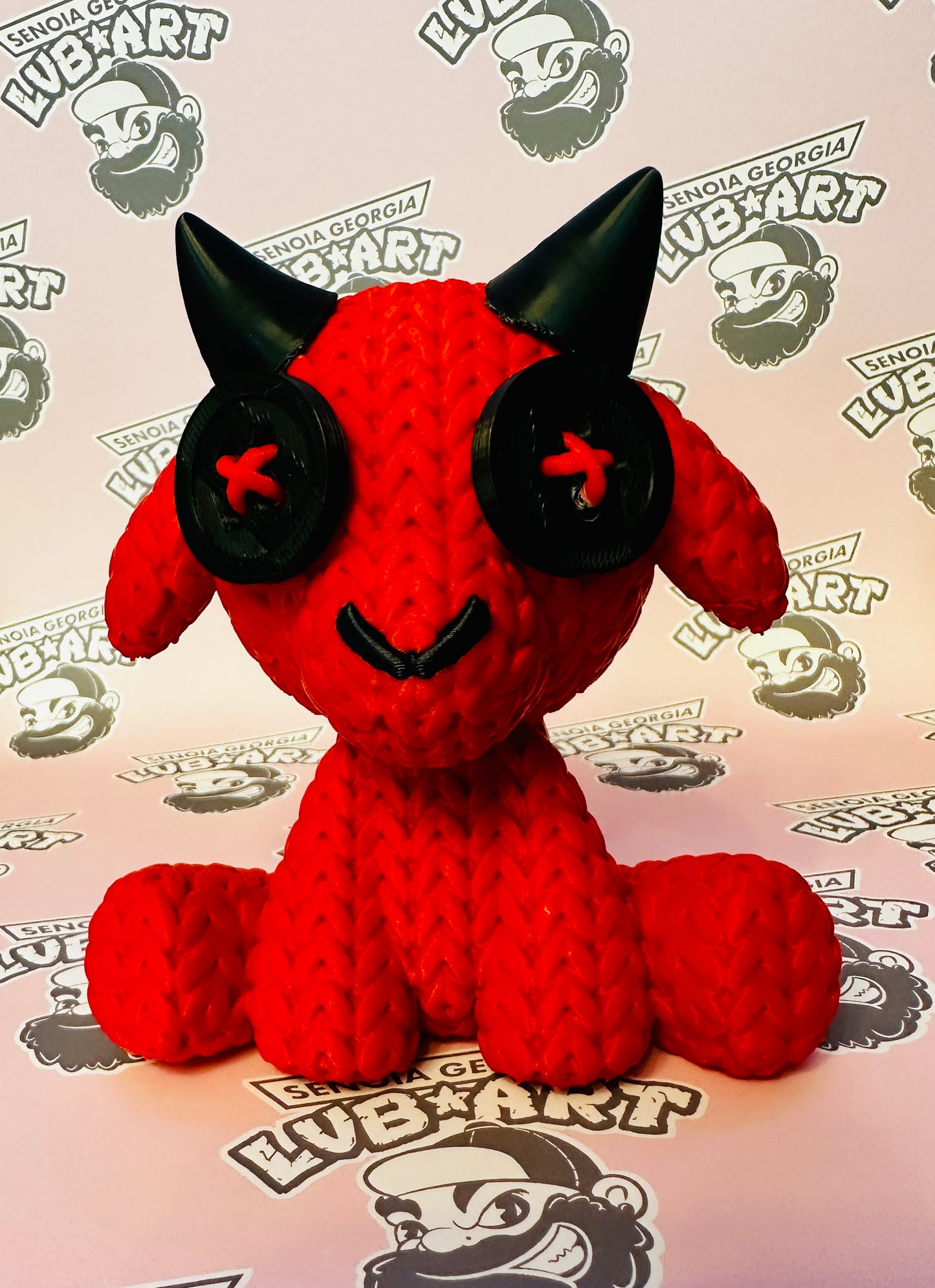 Knit Baby Goat 3D Printed Figure
