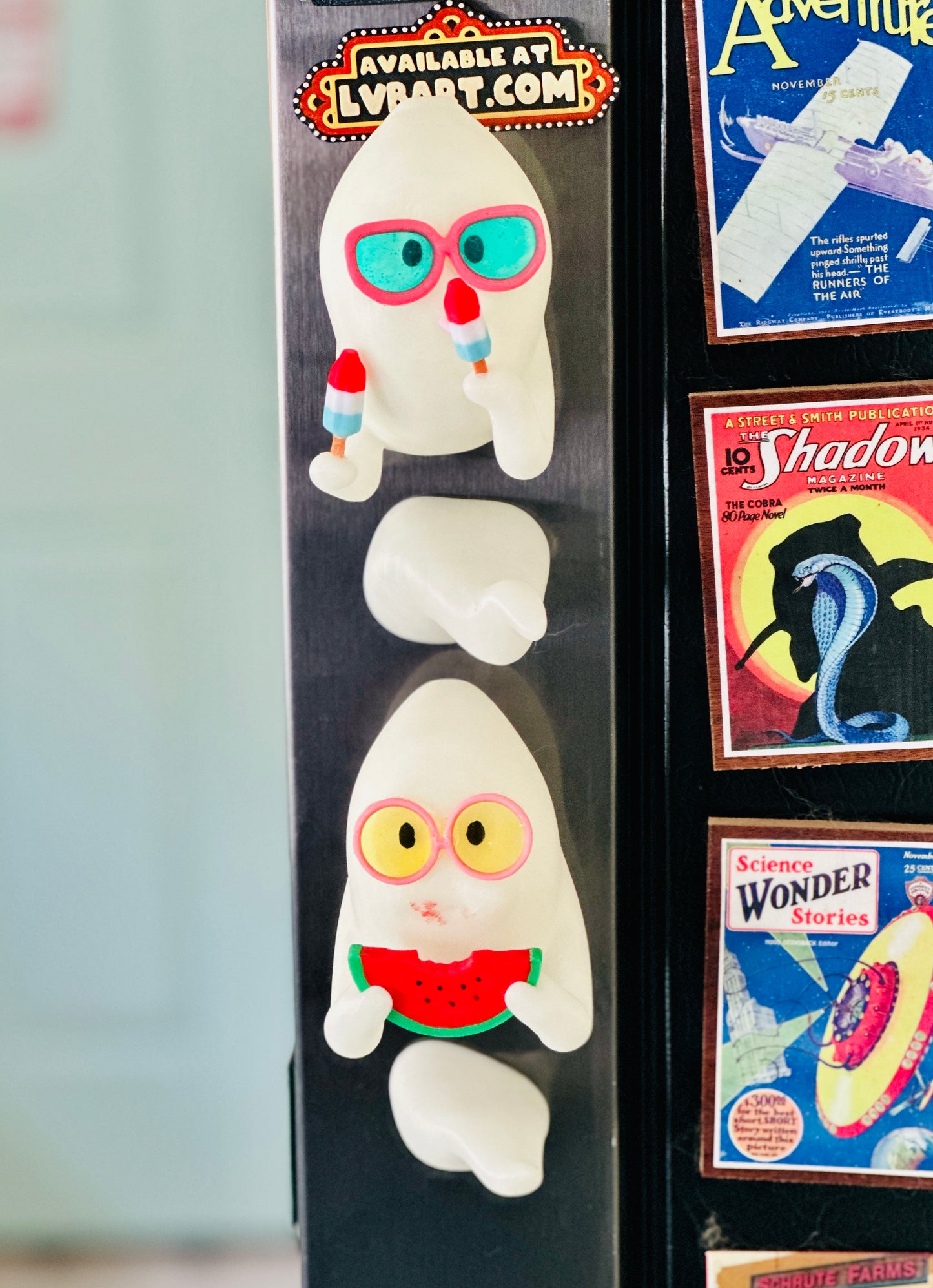 Fridge Frights Glow 3D Print Fridge Magnets (Summerween)