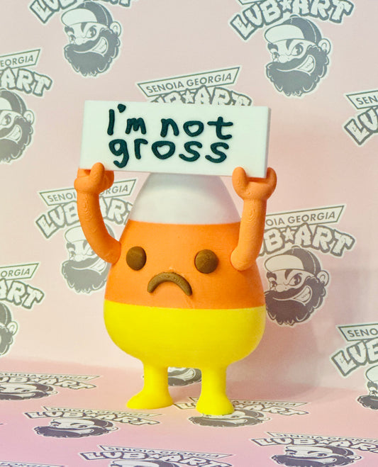 Sad Candy Corn 3D Print Figure