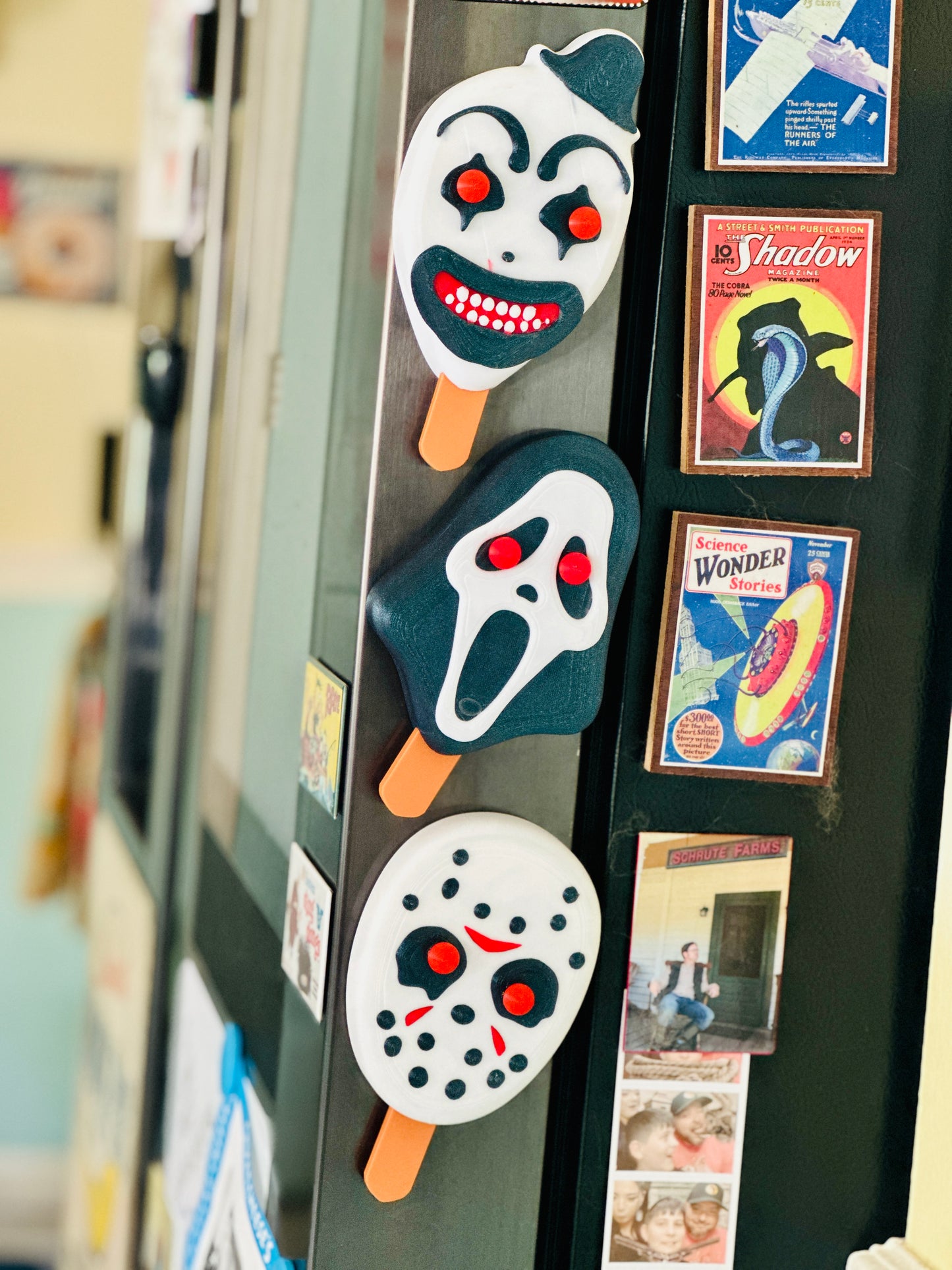 Horror Popsicles 3D Print Fridge Magnets