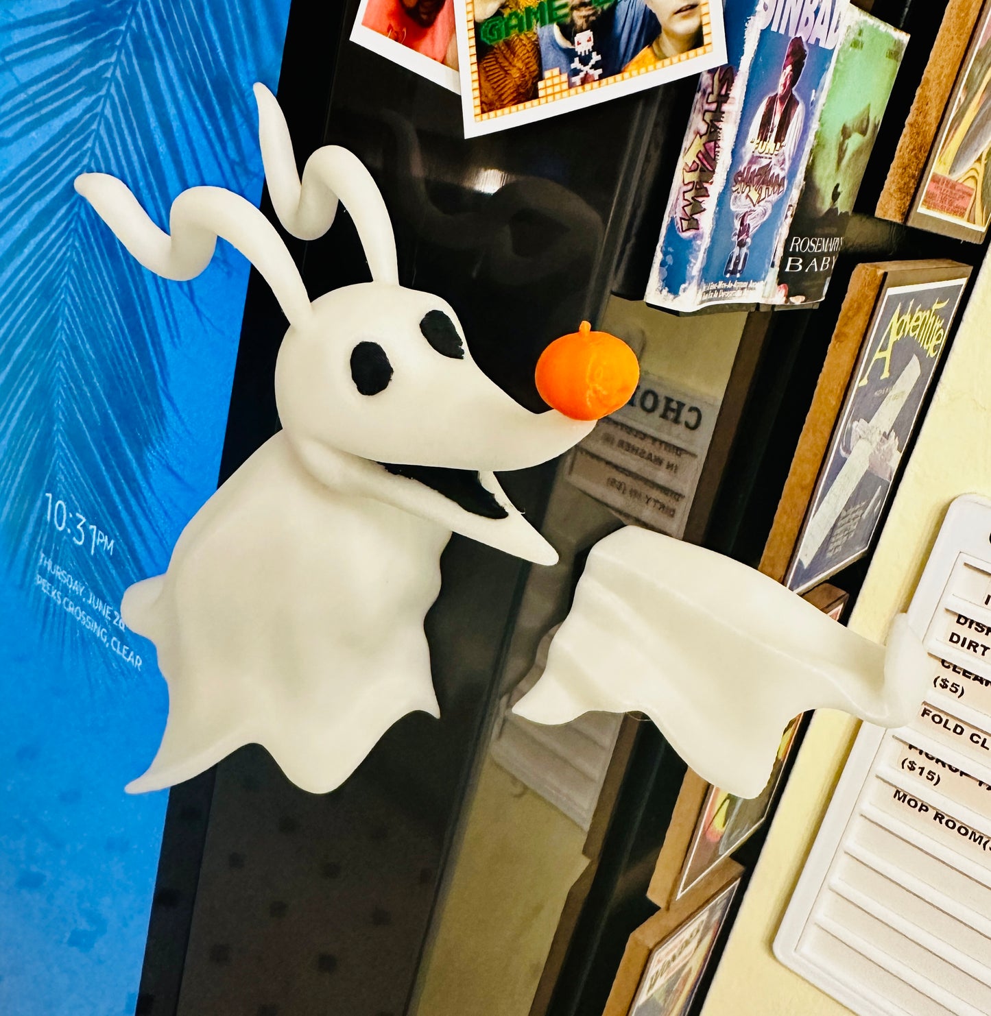 Halloween Ghost Dog 3D Print Fridge Magnet