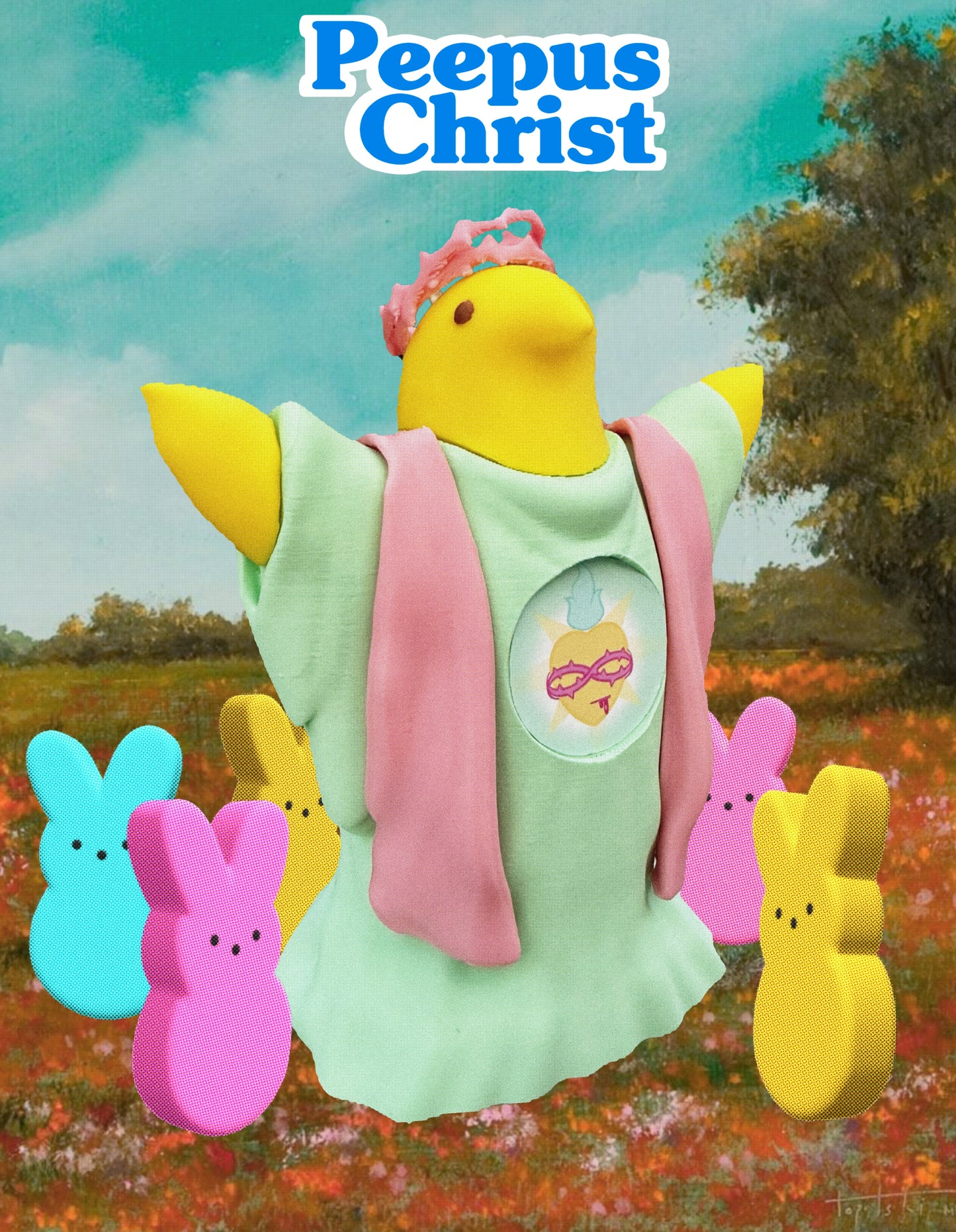 Peepus Christ 3D Printed Figure