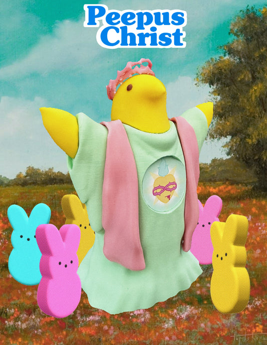 Peepus Christ 3D Printed Figure