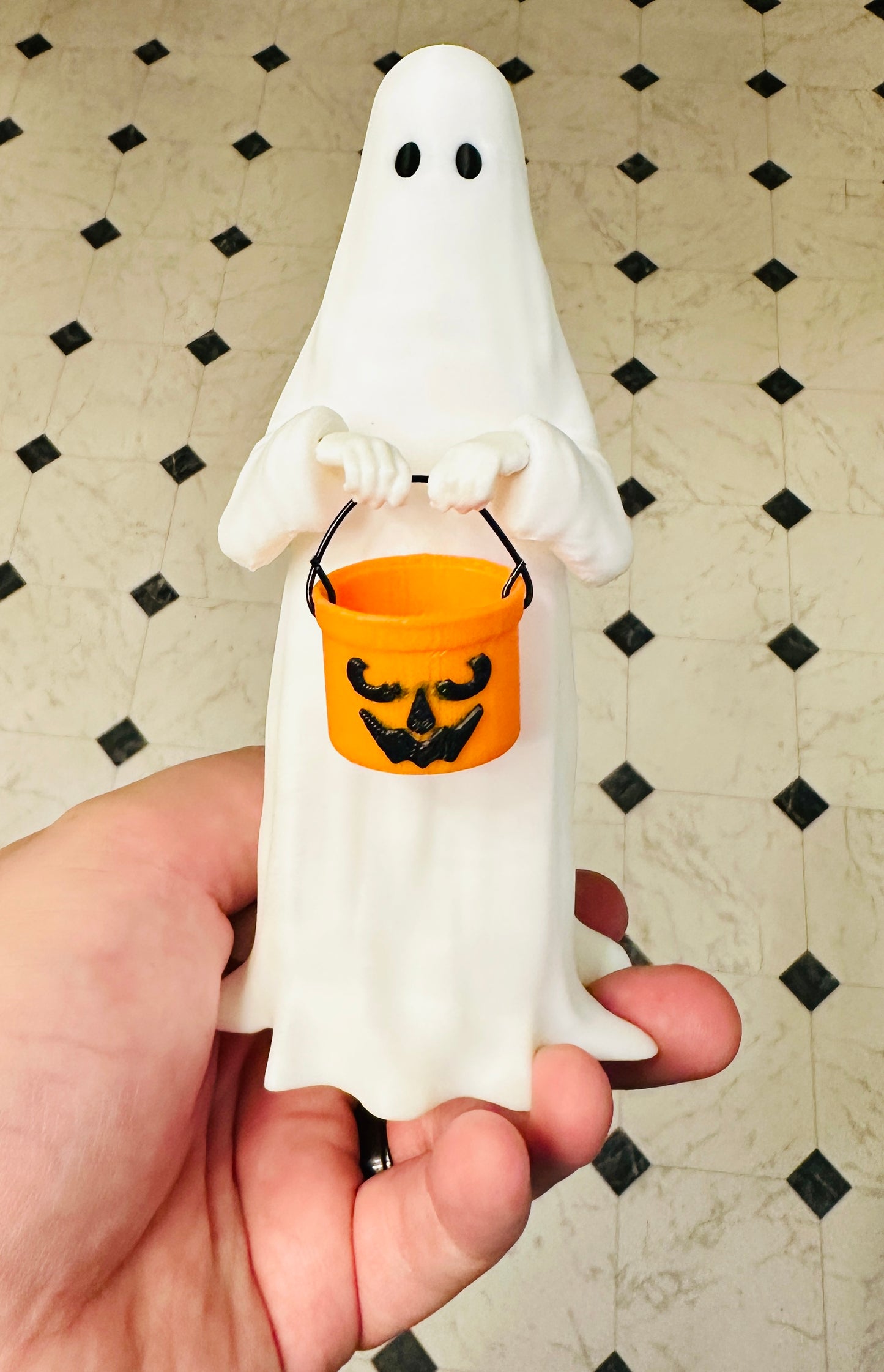 Boo Bucket Ghost 3D Print Figure