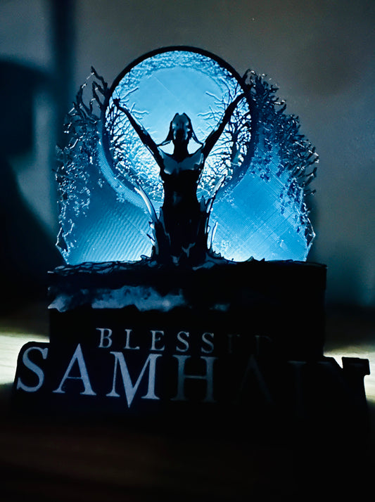Blessed Samhain 3D Painting Display Four Piece With LEDs
