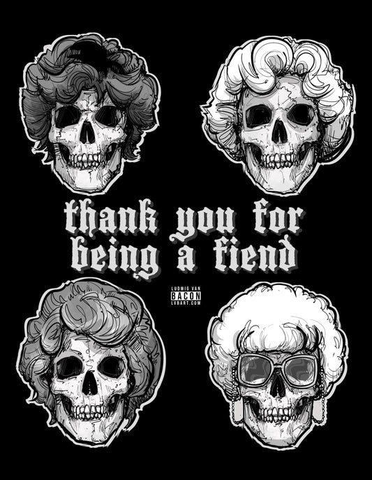 Gold Ghouls Fine Art Print
