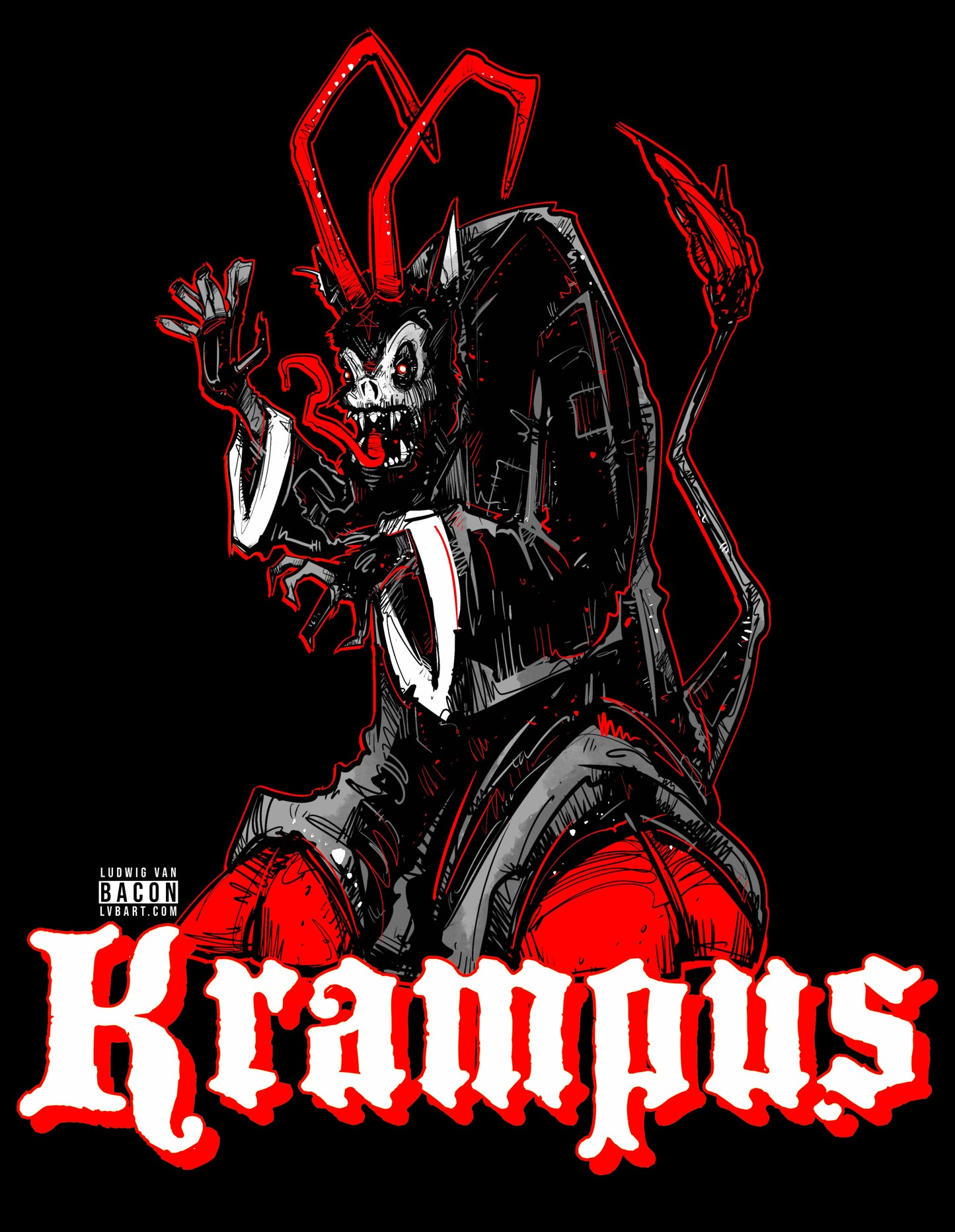Krampus IV Fine Art Print
