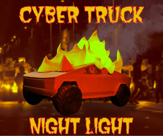 Cyber Night Light 3D Printed