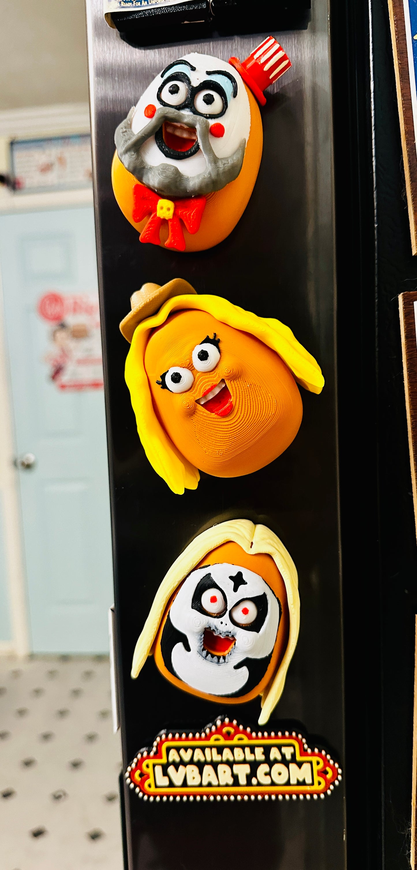 House of 1000 Nuggets Fridge Magnets 3D Print