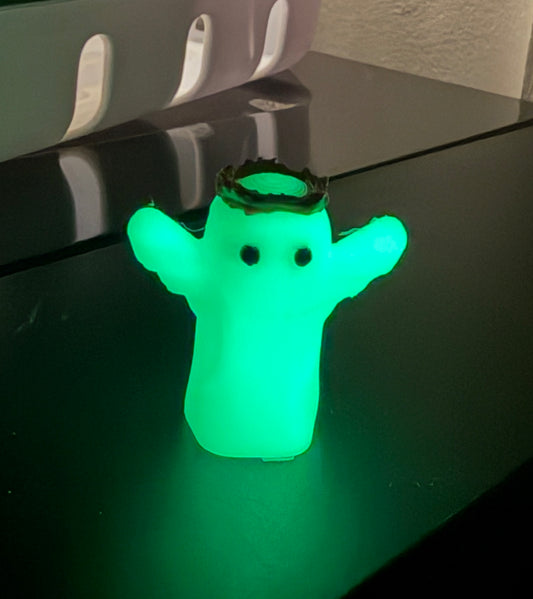 Tiny Holy Glow Ghost 3D Print Small Figure