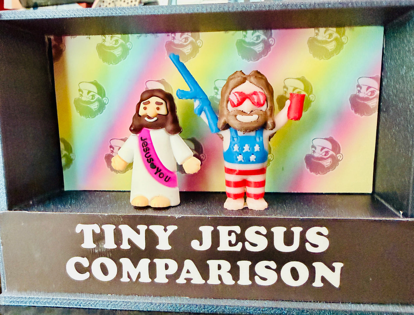 Little American Jesus (5 Pack) 3D Print Small Figure