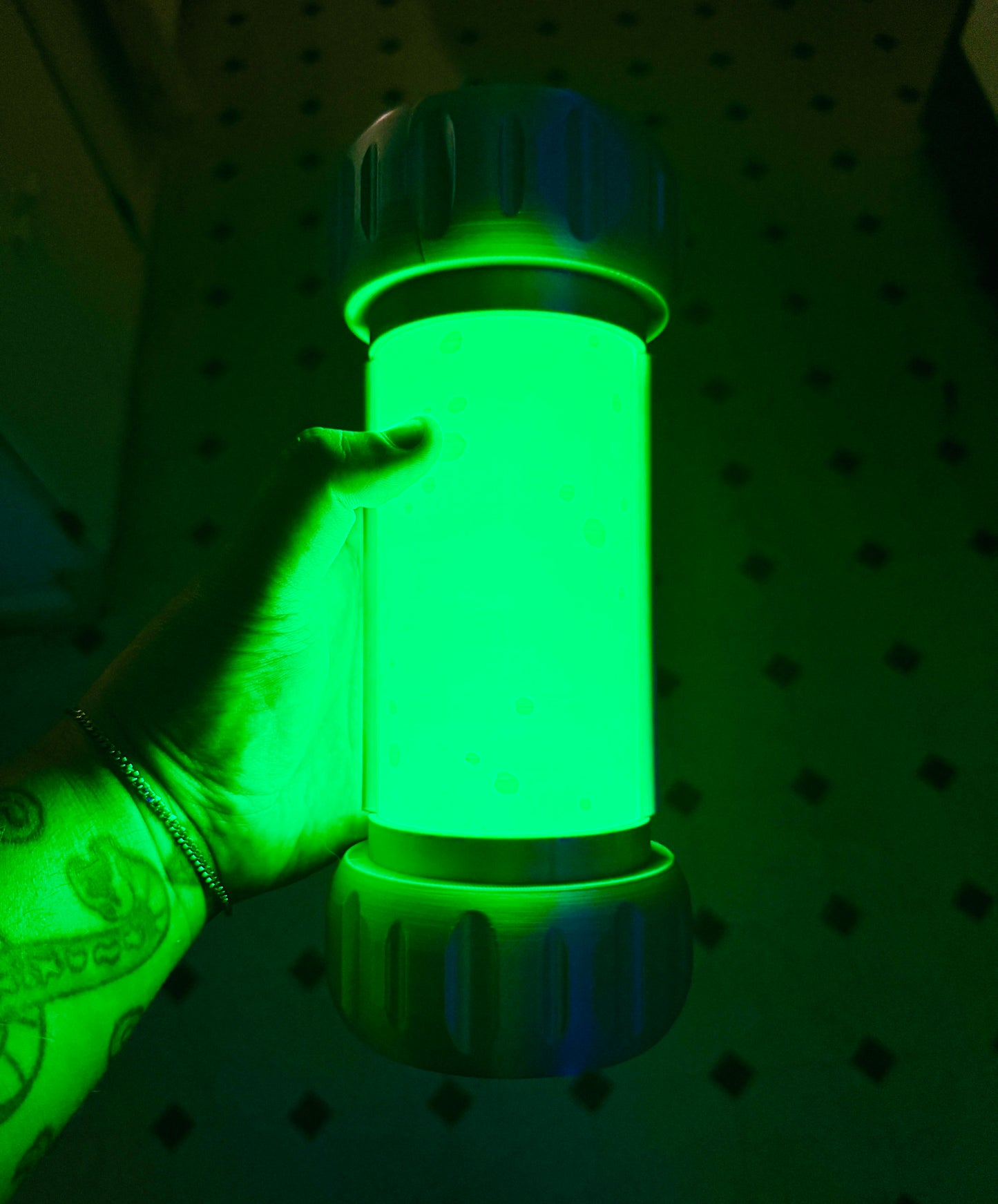 Glowing Green Goo LED Light 3D Print