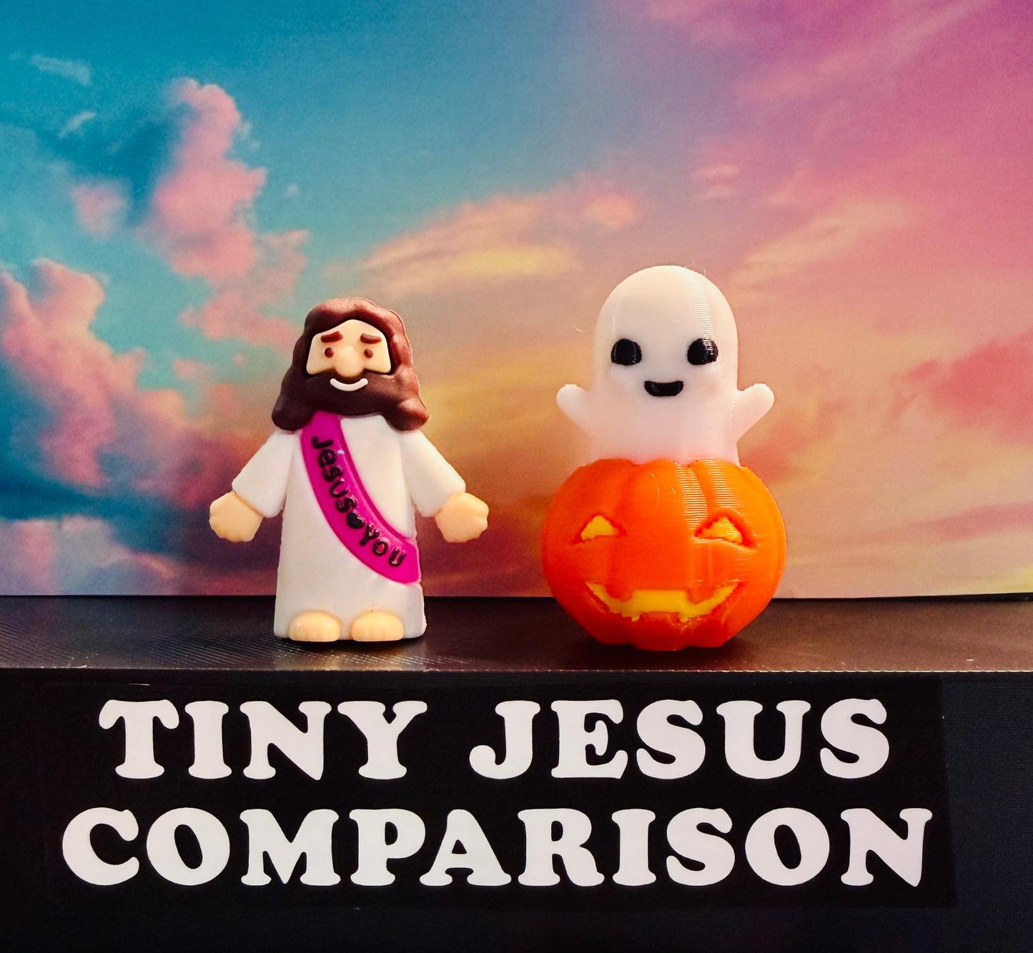 Pumpkin Ghost (5 Pack) 3D Print Small Figure