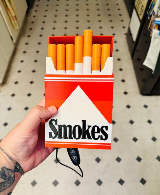 Smokes Cigarette LED 3D Print Night Light