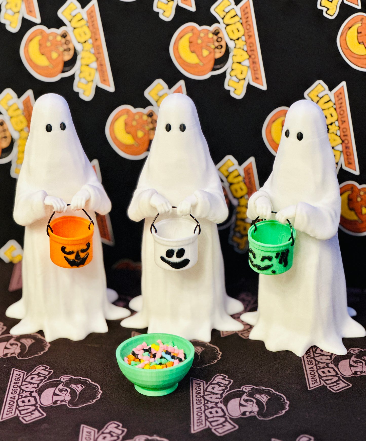 Boo Bucket Ghost 3D Print Figure