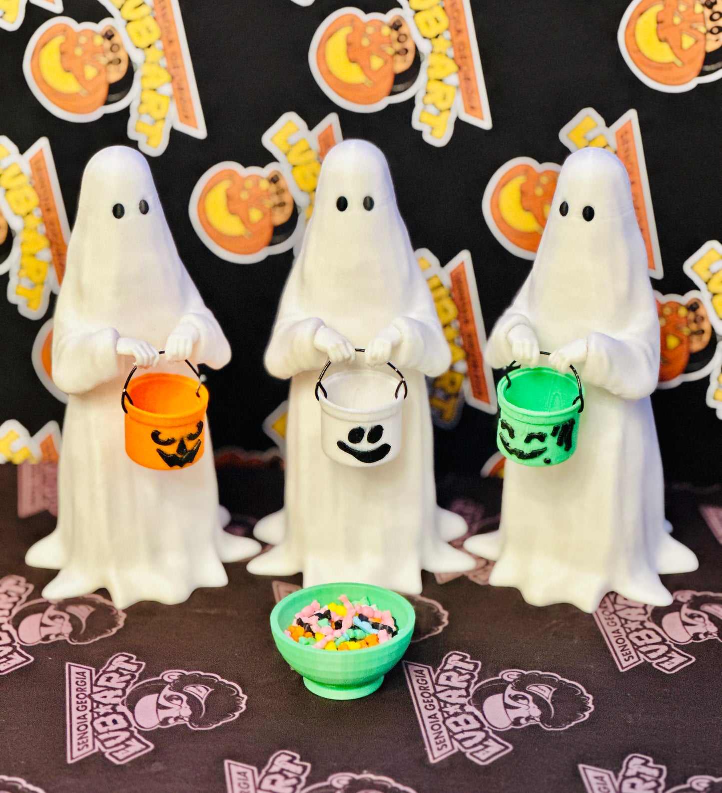 Boo Bucket Ghost 3D Print Figure