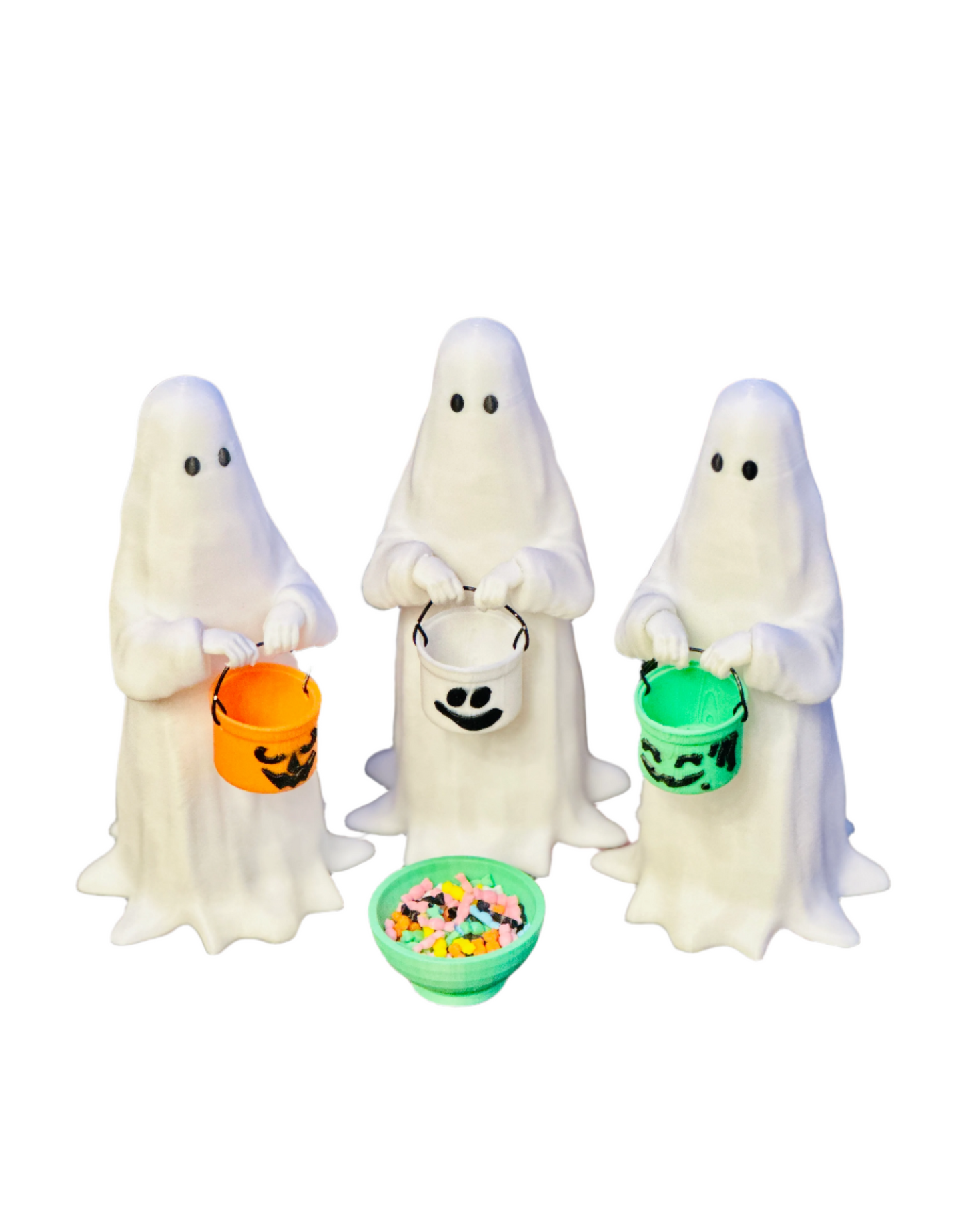 Boo Bucket Ghost 3D Print Figure