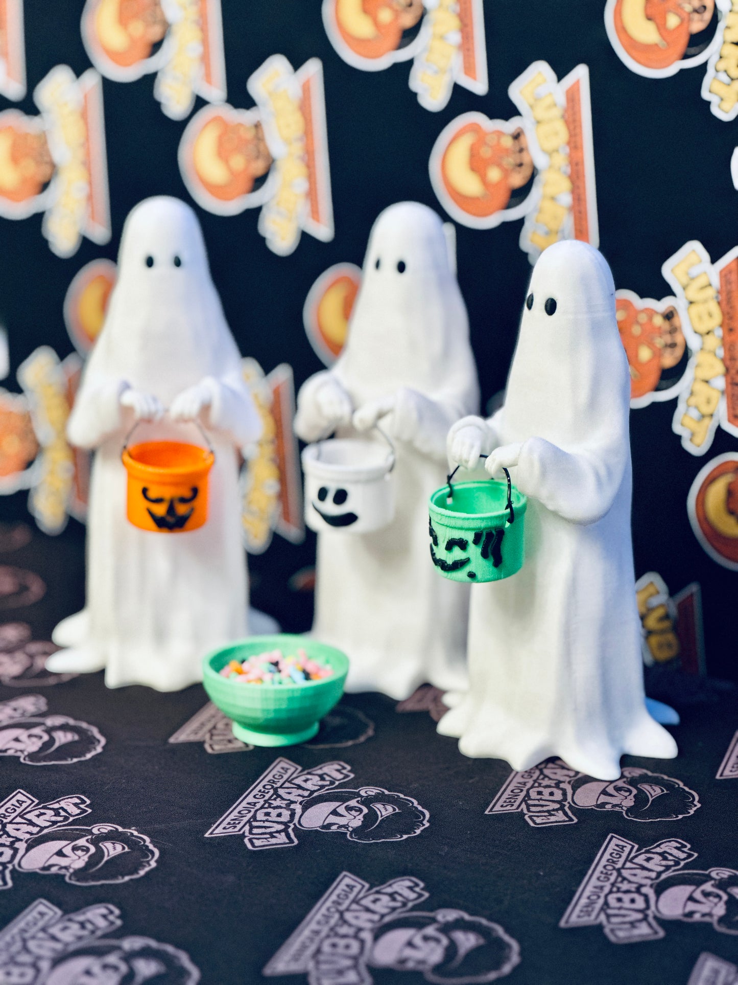 Boo Bucket Ghost 3D Print Figure
