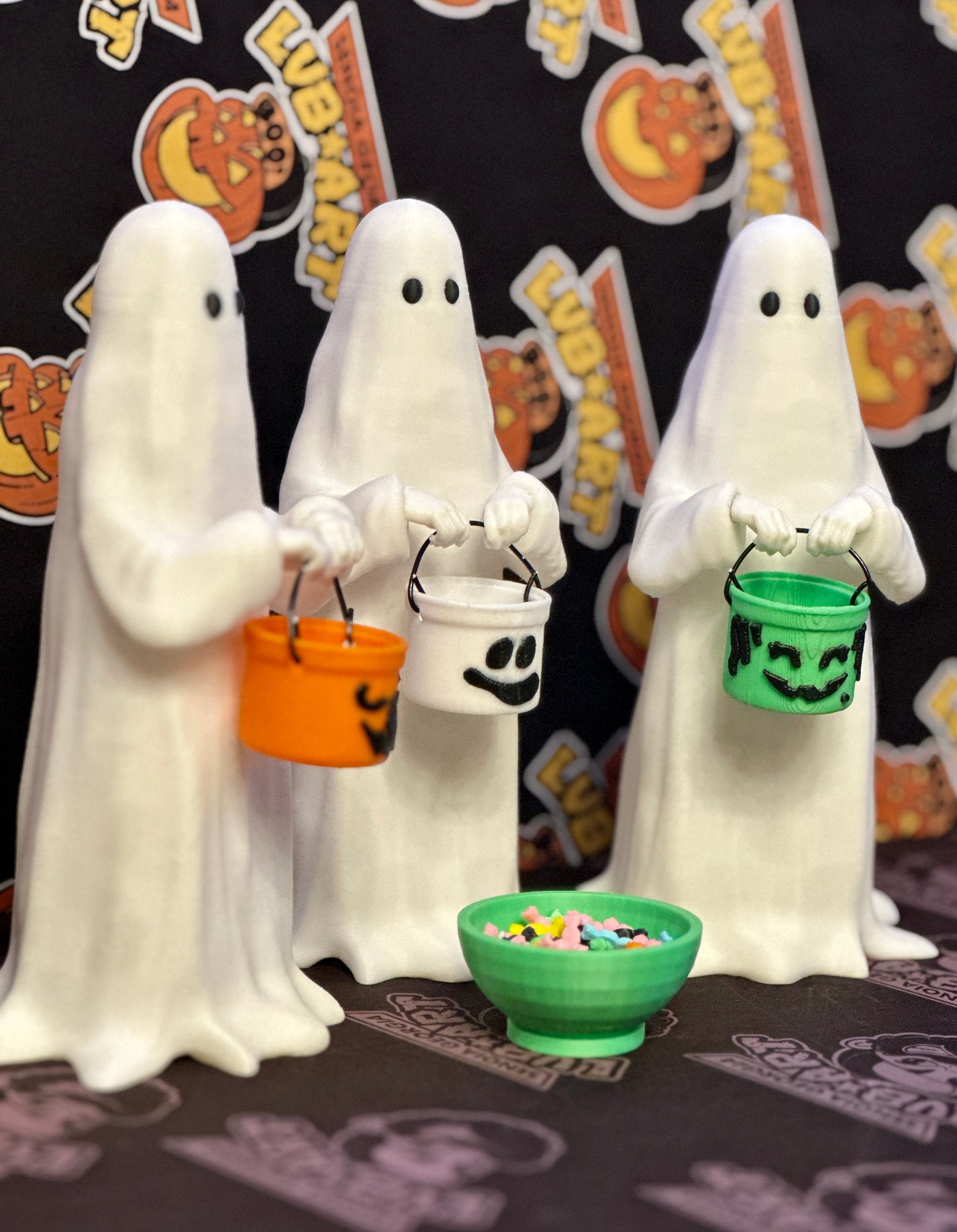 Boo Bucket Ghost 3D Print Figure