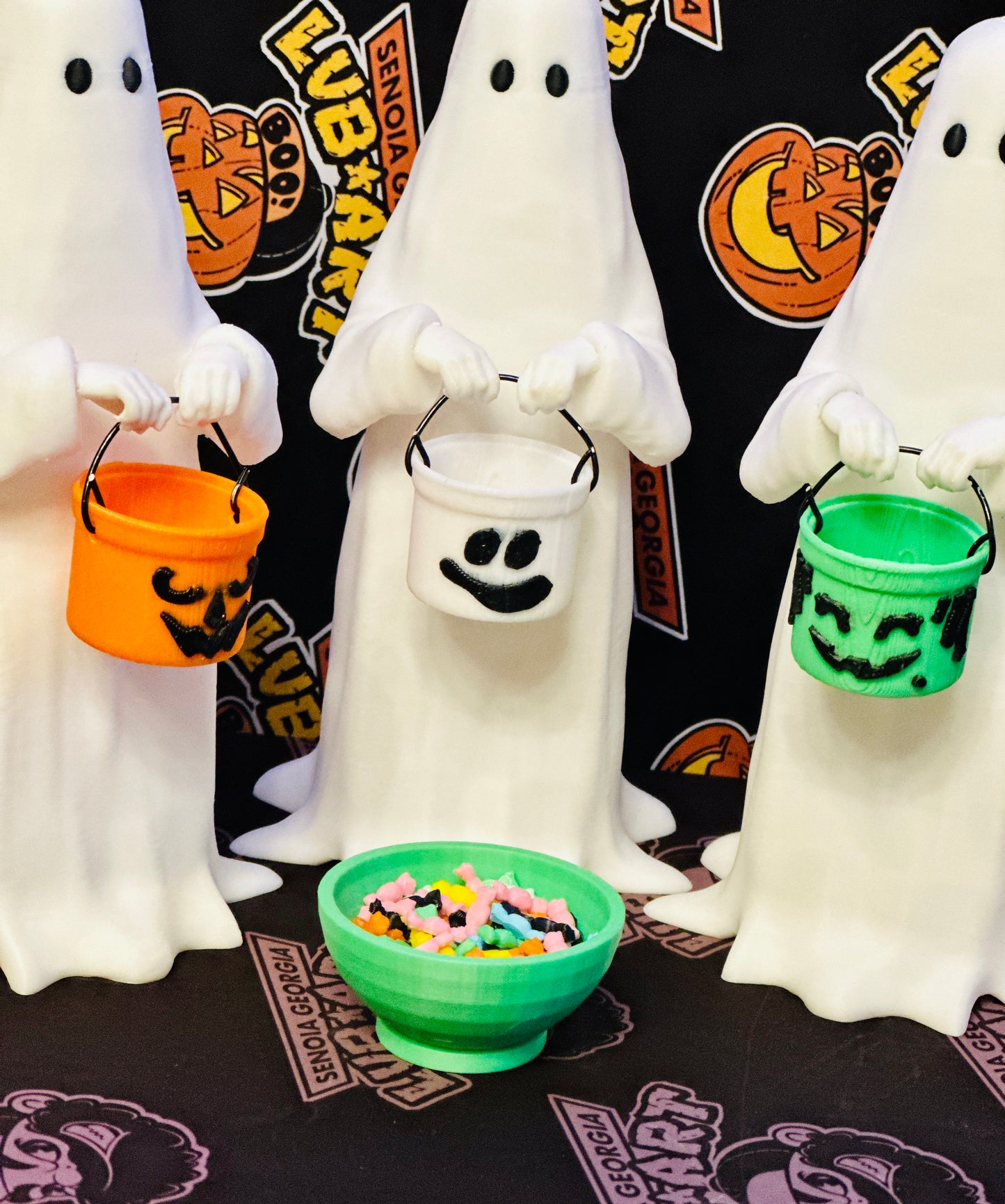 Boo Bucket Ghost 3D Print Figure