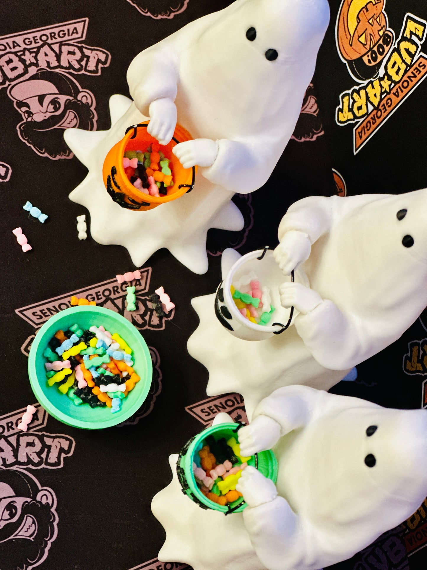 Boo Bucket Ghost 3D Print Figure