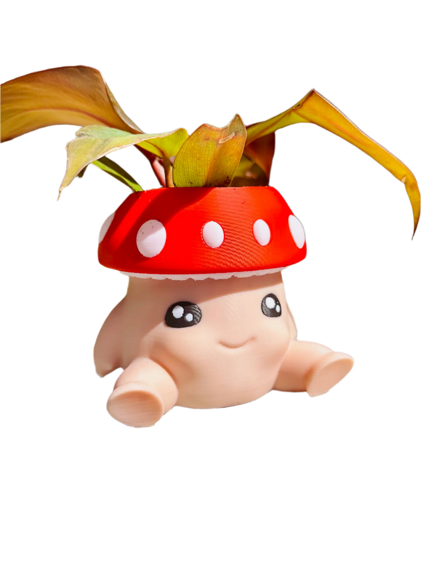 Chunky Mushroom Small Pot Plant Pencil Holder Organizer 3D Print