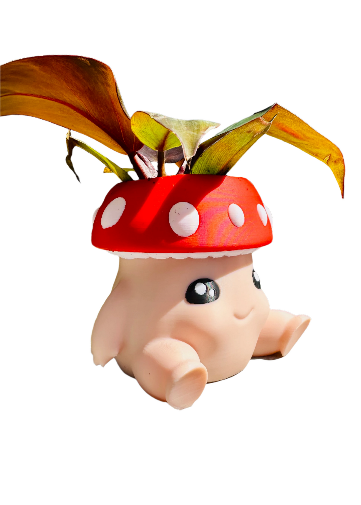 Chunky Mushroom Small Pot Plant Pencil Holder Organizer 3D Print