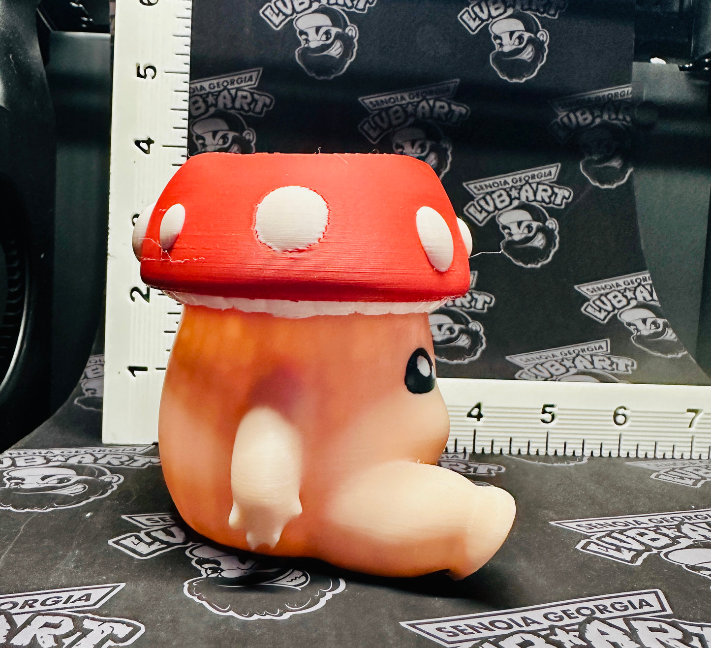 Chunky Mushroom Small Pot Plant Pencil Holder Organizer 3D Print
