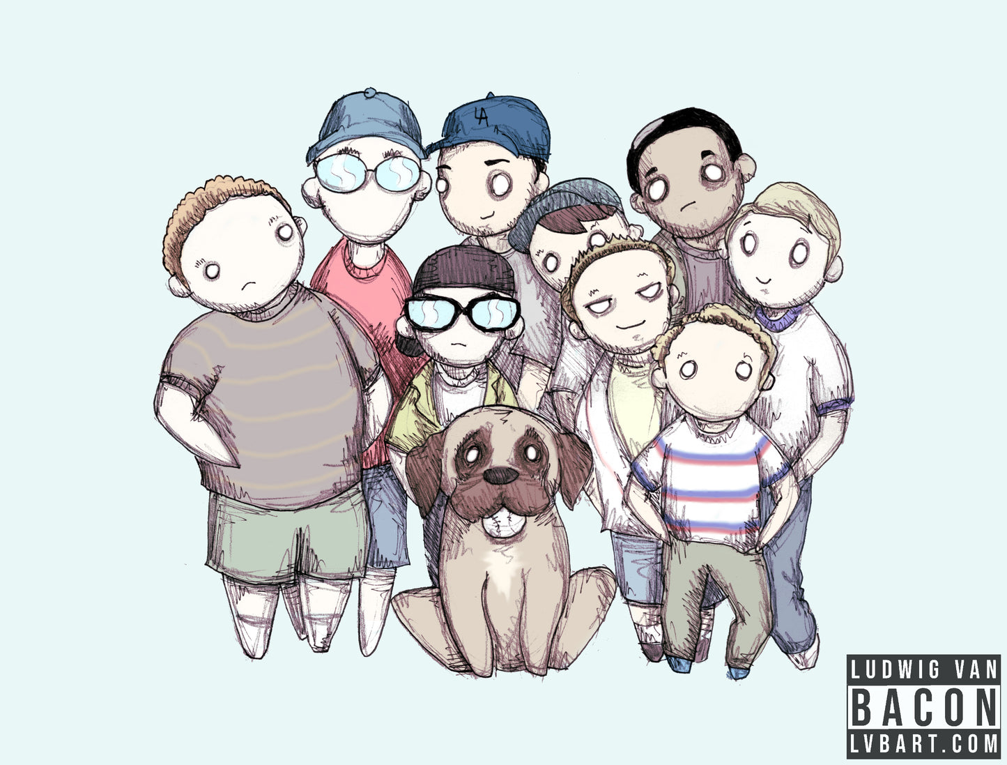 Baseball Boy Plushies Fine Art Print