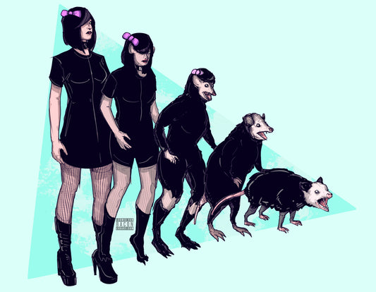 Opossum Girl Fine Art Print