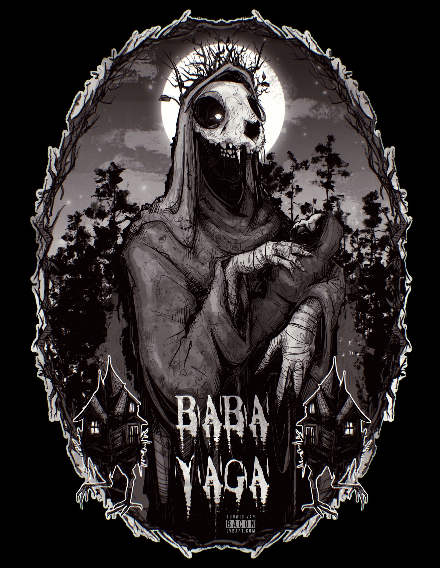 Baba Yaga Fine Art Print