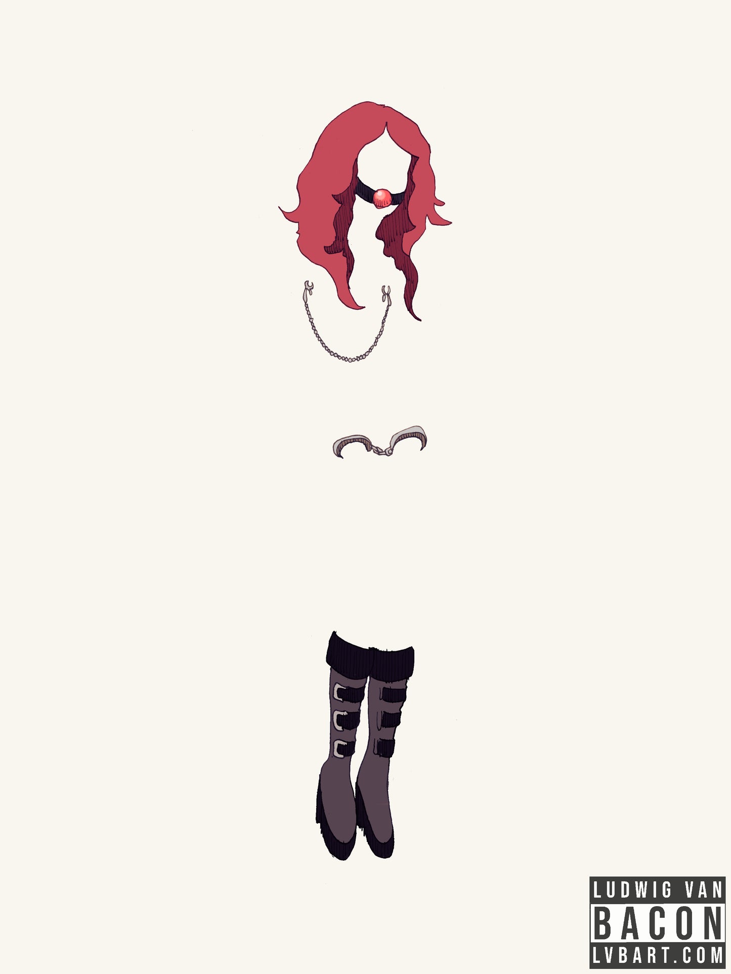 BDSM Minimalism Fine Art Print
