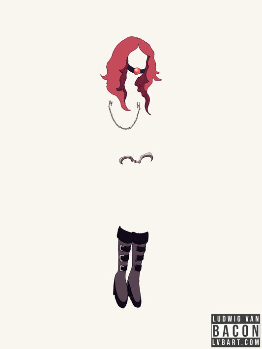 BDSM Minimalism Fine Art Print
