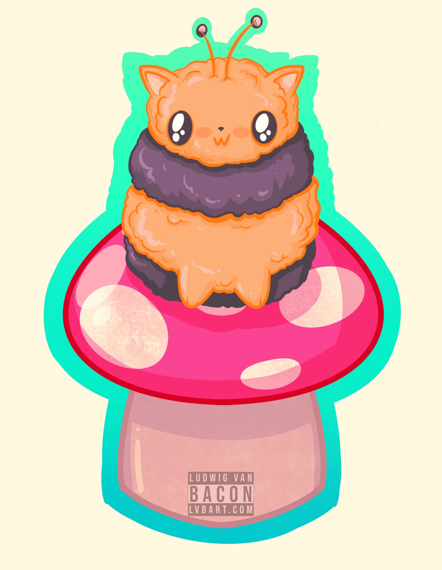 Cat Bee Fine Art Print