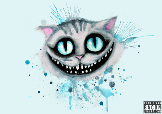 Cheshire Watercolor Fine Art Print
