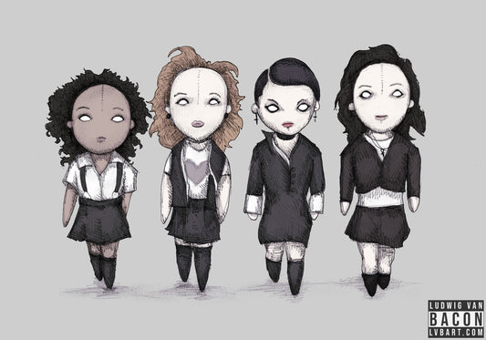 Plush Witches Fine Art Print