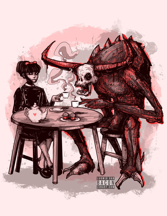 Demons For Breakfast Fine Art Print