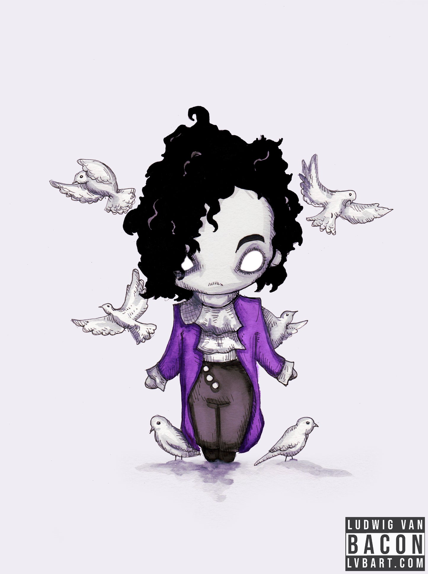 When Doves Cry Fine Art Print