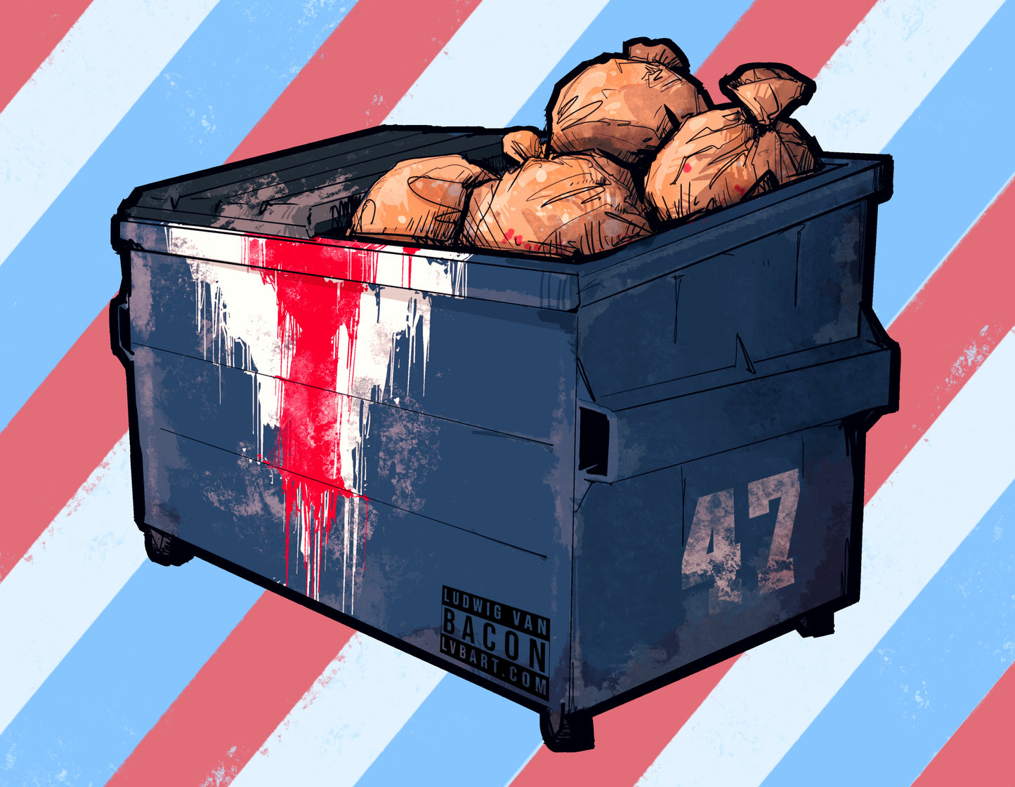 Dumpster 47 Fine Art Print