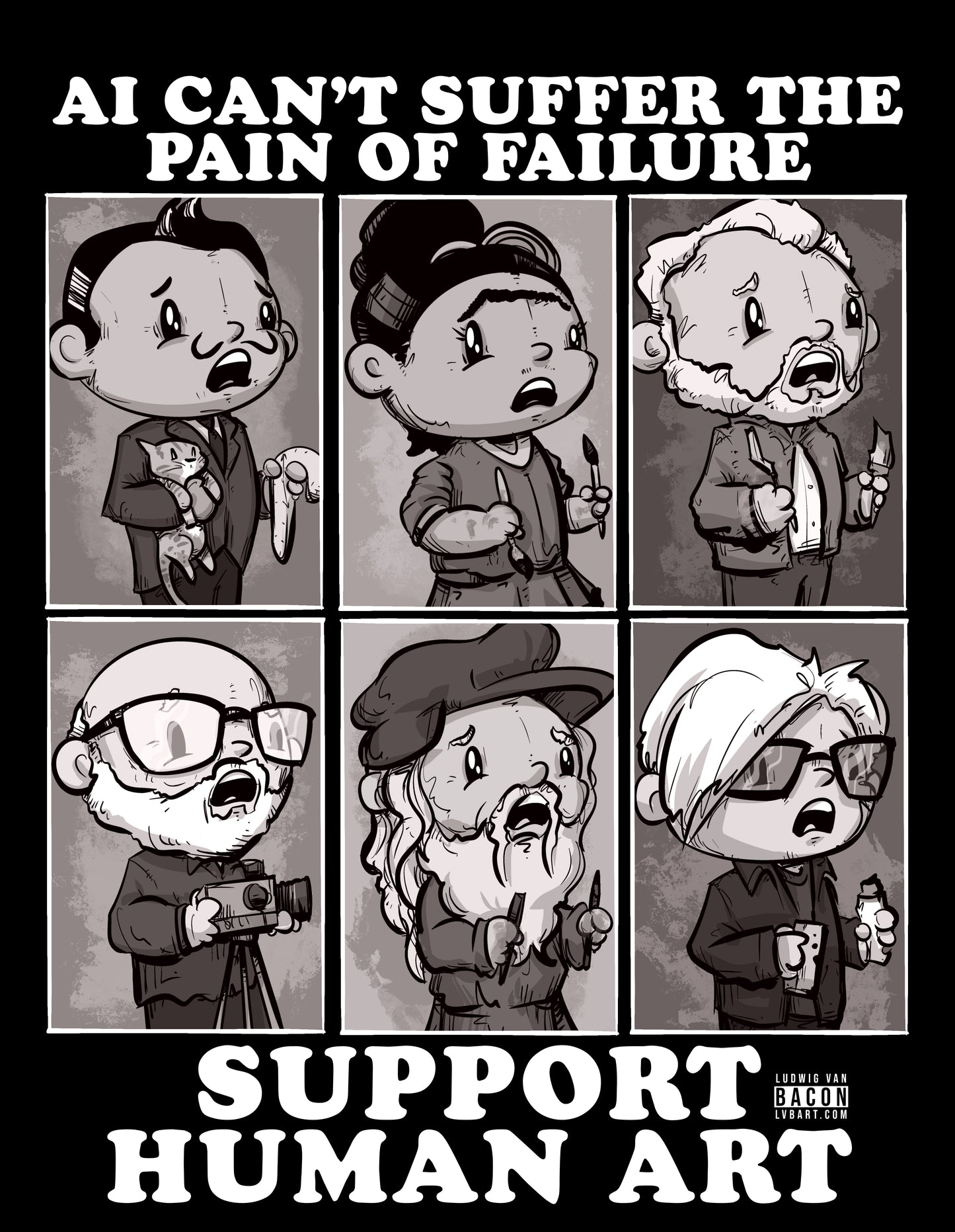 Support Human Art Fine Art Print