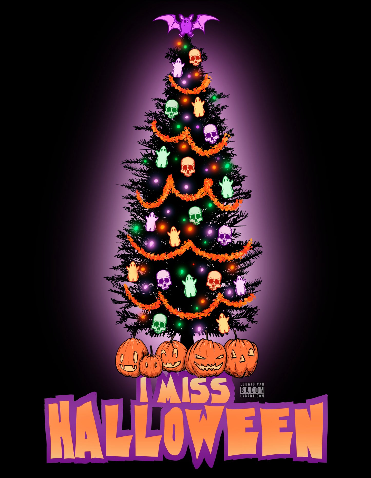 I Miss Halloween Fine Art Print