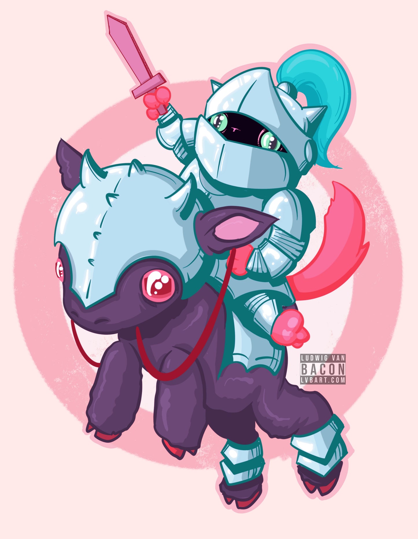 Knight In Shining Armor Fine Art Print