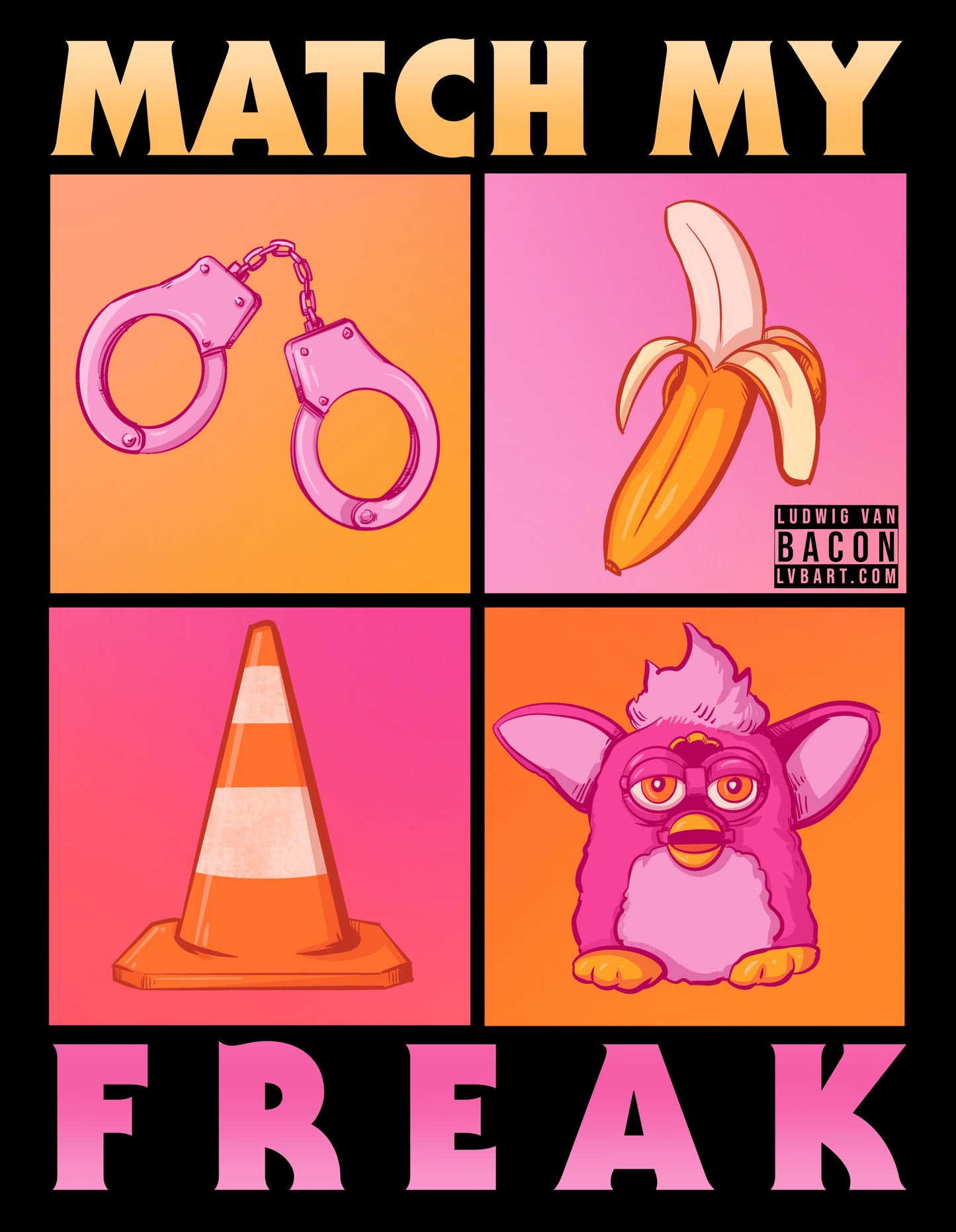 Match My Freak Fine Art Print