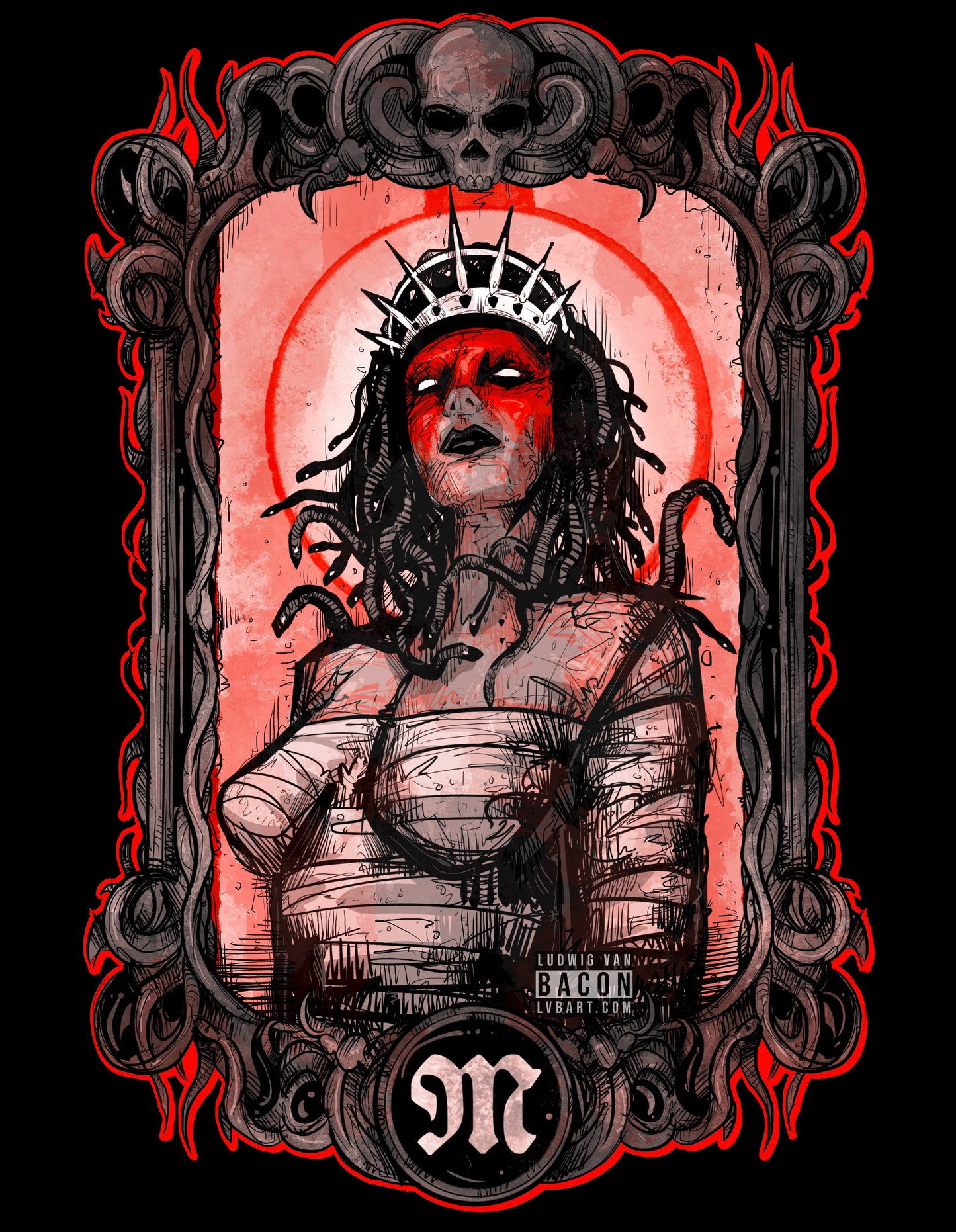 Queen Medusa Fine Art Print