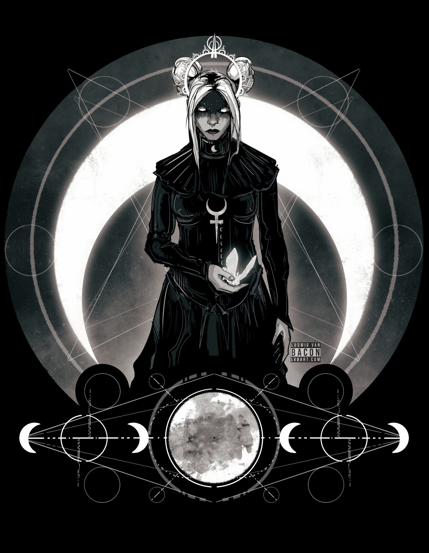 Moon Goddess Fine Art Print