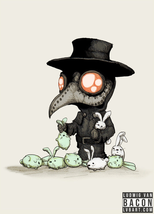 The Plague Doctor Experiments Fine Art Print