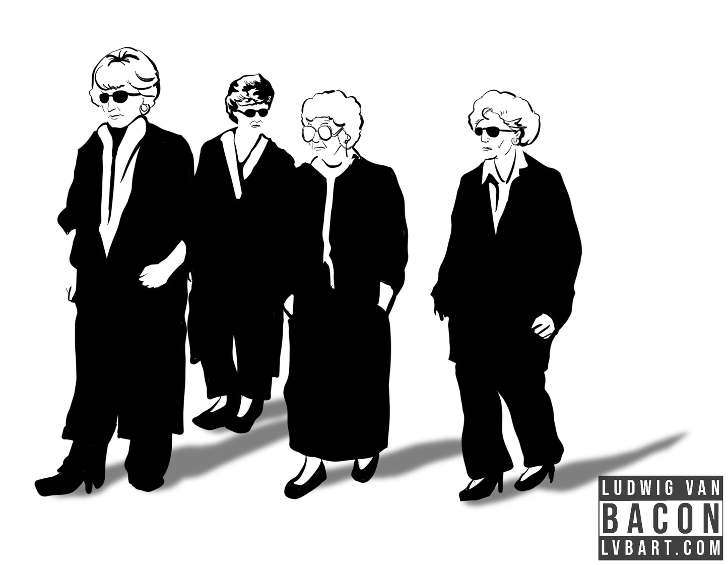 Reservoir Girls Fine Art Print