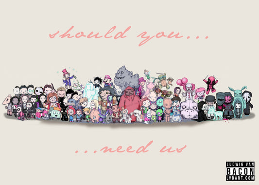 Should You Need Us (Super DUPER Extended) Fine Art Print